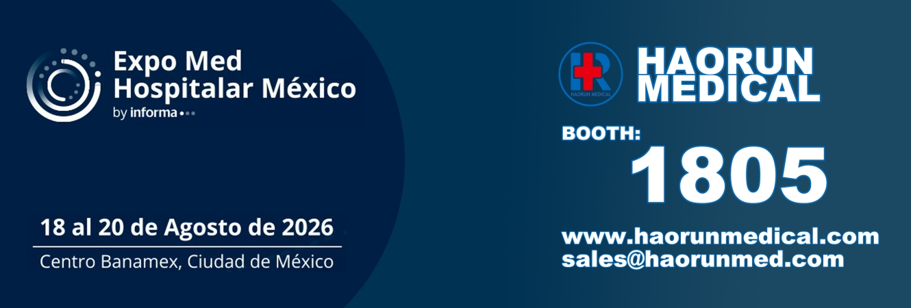 Haorun Medical, una empresa profesional en el campo de los consumibles médicos, συμμετέχει στην έκθεση Expo Med | Hospitalar México.